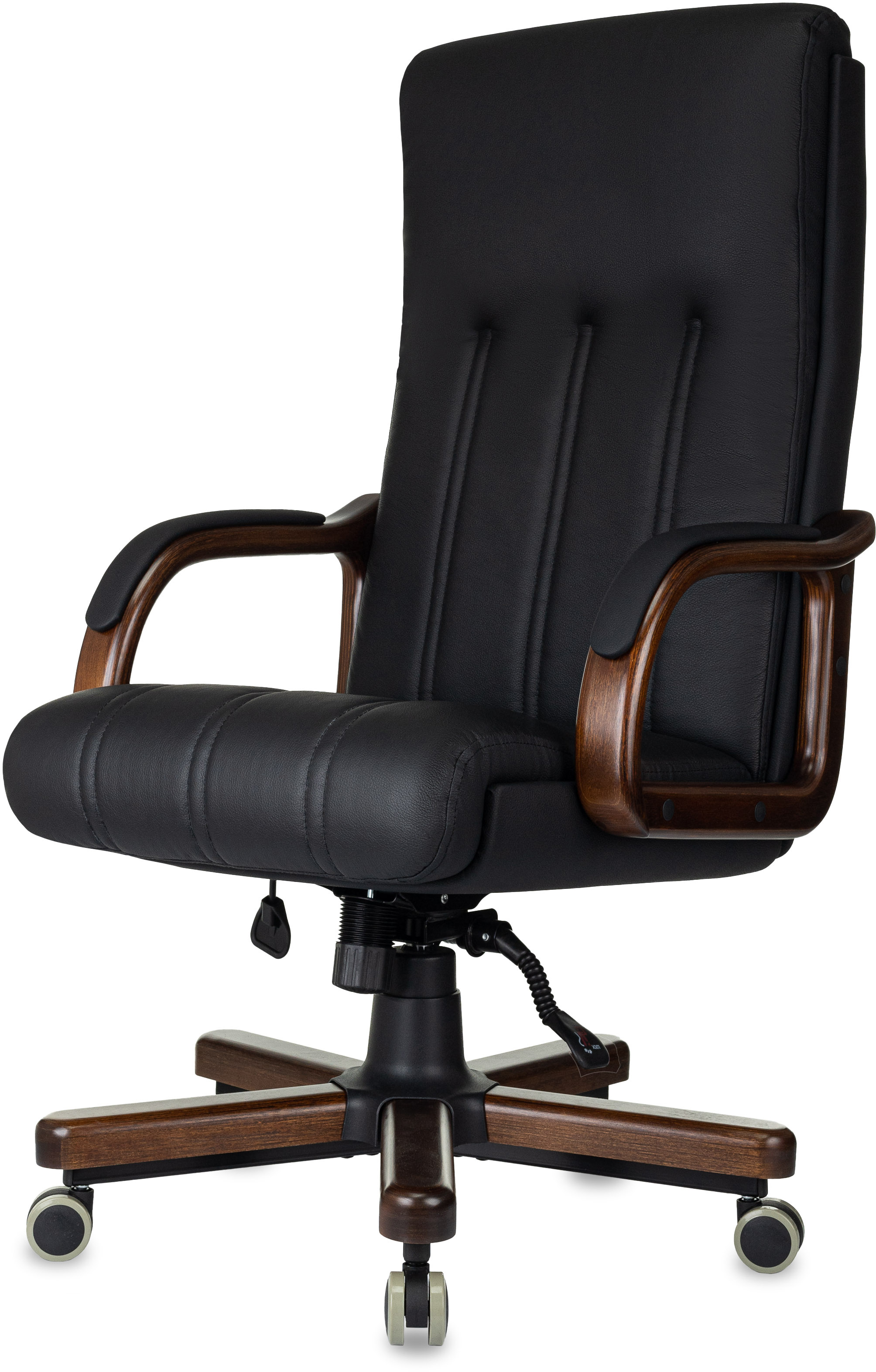 Кресло руководителя Бюрократ T-9932WALNUT/B