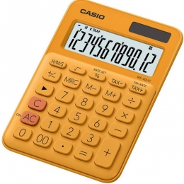 Калькулятор настольный Casio MS-20UC-RG-S-EC оранжевый