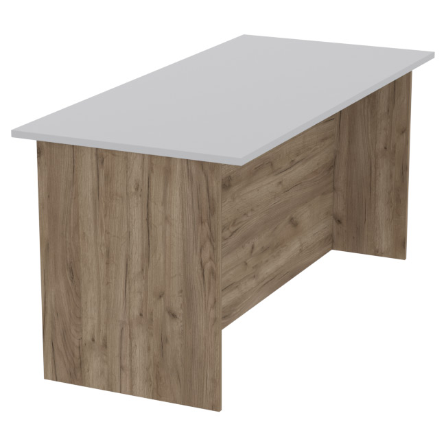Переговорный стол  СТСЦ-10 цвет Дуб Крафт+Серый 160/73/76 см
