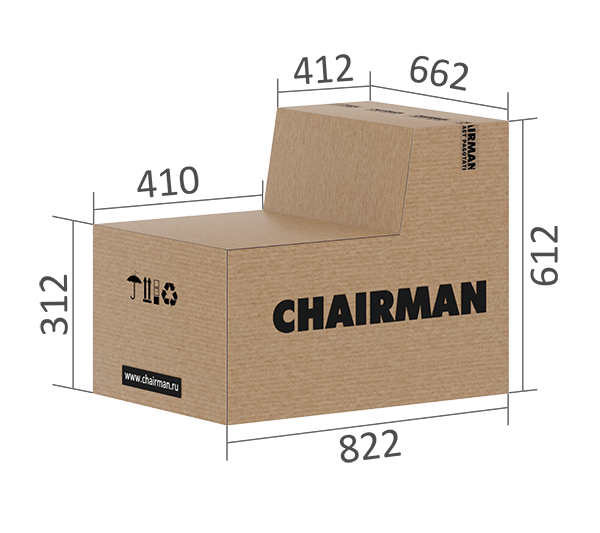 Офисное кресло CHAIRMAN 755 Экопремиум бежевый