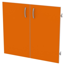 Двери низкие ДВ-39 Оранж+Серый