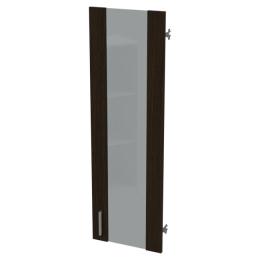 Дверь в рамке ДВ-62+С-28М Венге стекло графит 36,5/1,6/113,1