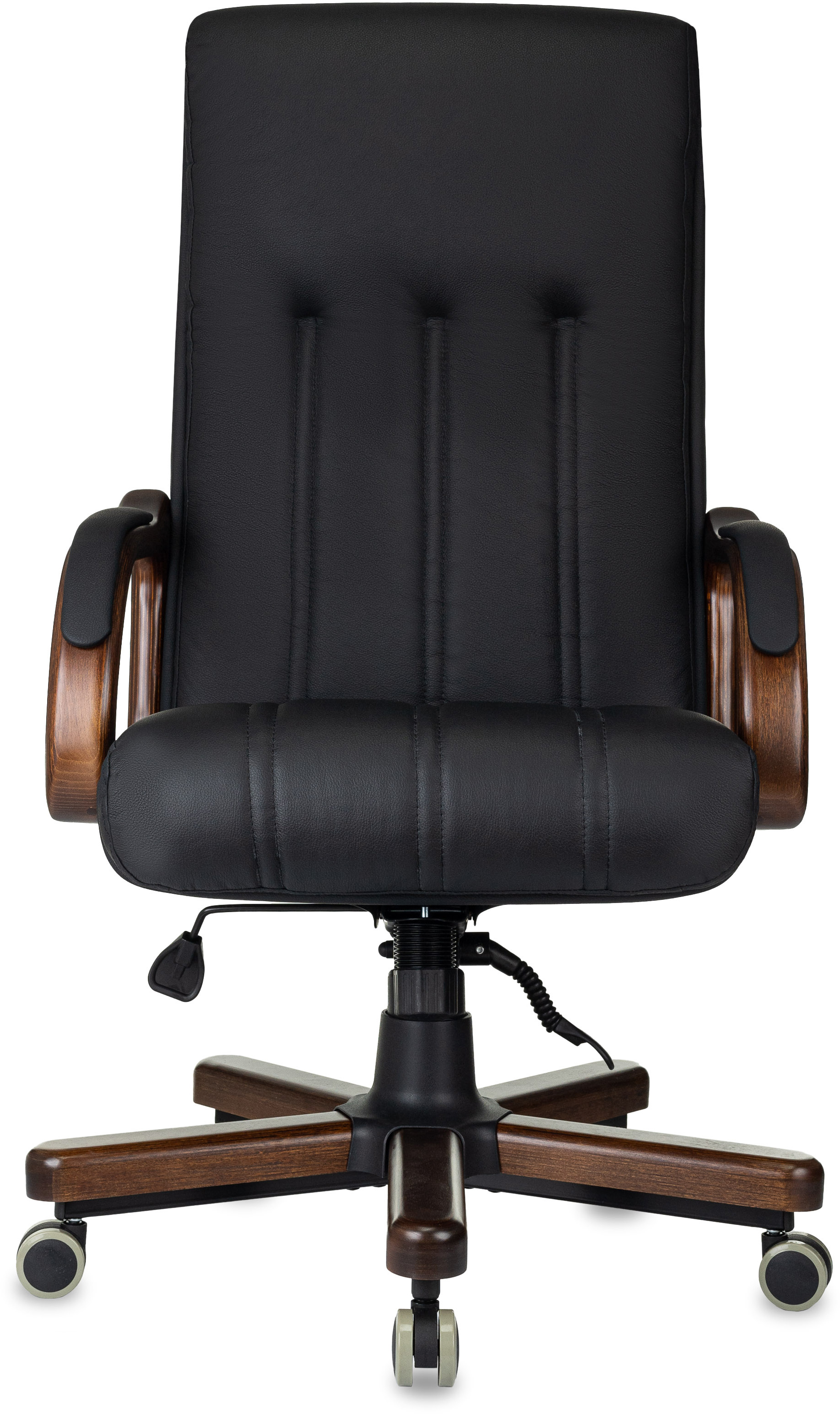 Кресло руководителя Бюрократ T-9932WALNUT/B