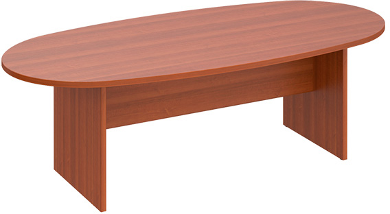 Овальный стол для переговоров ПТ-153 Миланский Орех 240/110/75 см