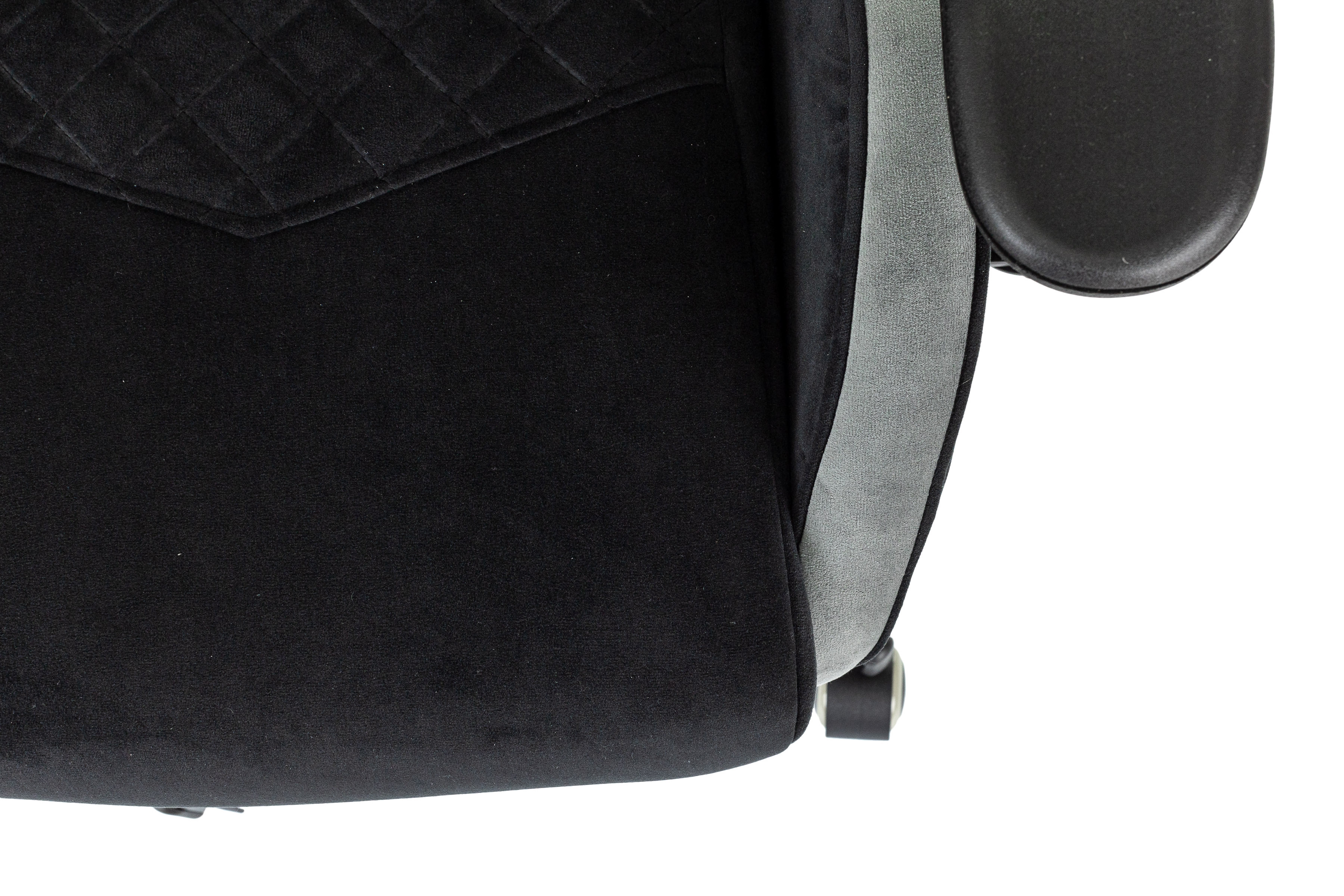 Кресло игровое Knight Regal Fabric черный/серый