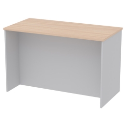 Переговорный стол СТСЦ-47 цвет Серый+Дуб Молочный 120/60/76 см