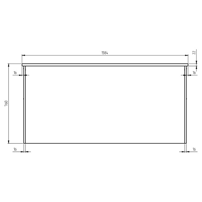 Переговорный стол СТСЦ-10 цвет Серый+Черный 160/73/76 см