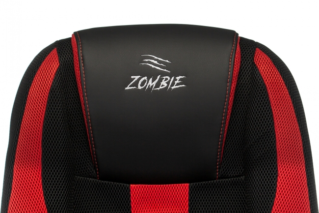 Кресло игровое Zombie 9 черный/красный