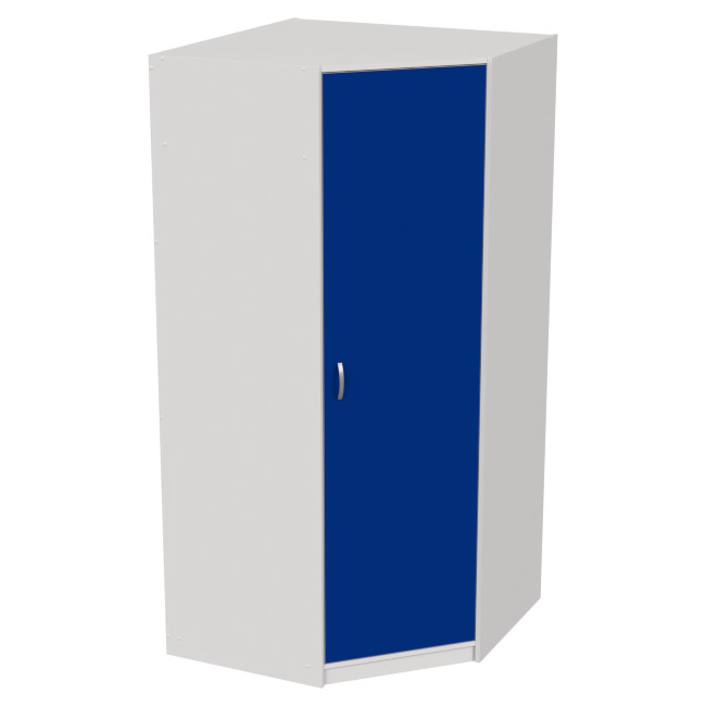 Шкаф для одежды ШУ-1 цвет Белый+Синий