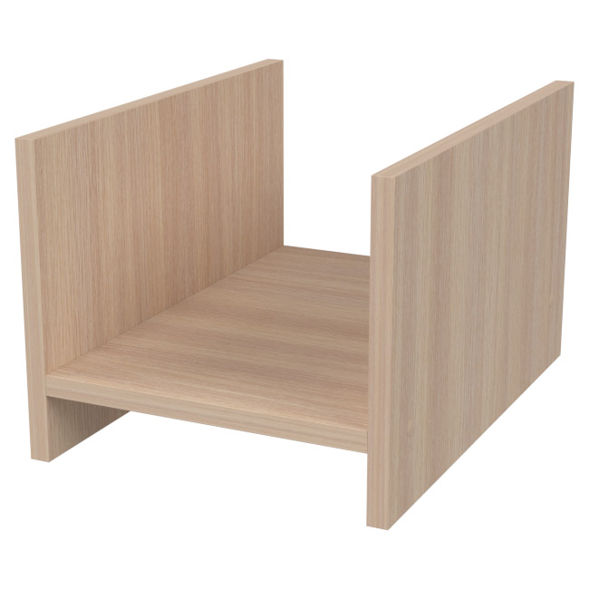 Подставка для системного блока БК-2 цвет Дуб Молочный 30/40/24 см