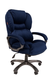 Кресло CHAIRMAN 434 home синее серый пластик