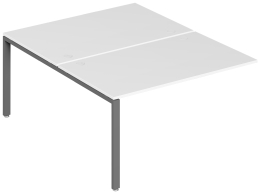 Приставка к столу TREND metall цвет белый 140/147/75