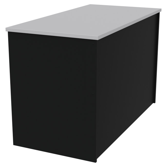 Стол узкий СТЦ-47 цвет Черный+Серый 120/60/76 см