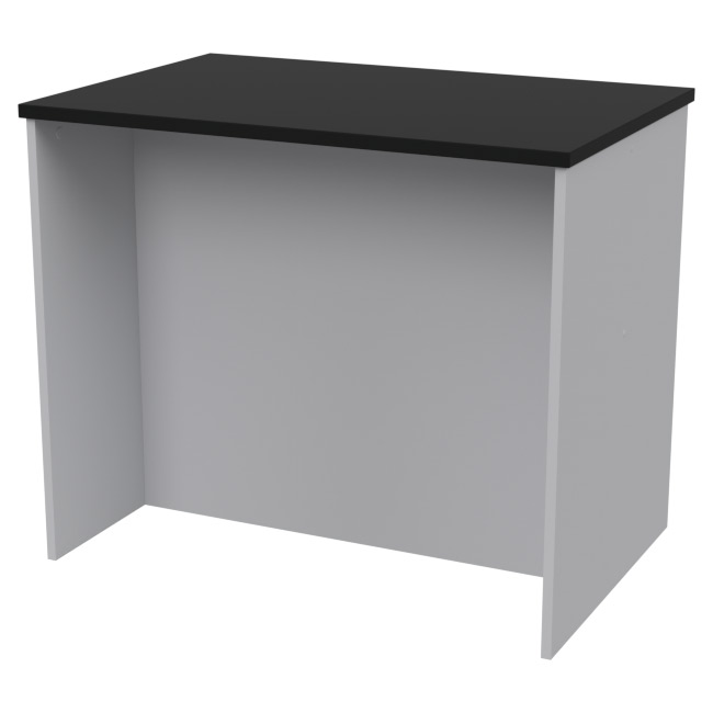 Переговорный стол СТСЦ-41 цвет Серый+Черный 90/60/76 см