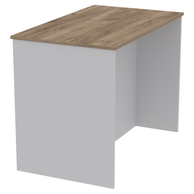 Переговорный стол  СТСЦ-1 цвет Серый+Дуб Крафт 100/60/75,4 см