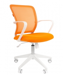 Кресло для оператора CHAIRMAN 698 White Orange