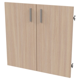 Двери низкие ДВ-42+С-28М Дуб молочный 68,6/1,6/65,8