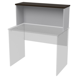 Надставка на стол Н-45 цвет Серый+Венге 100/32/42 см