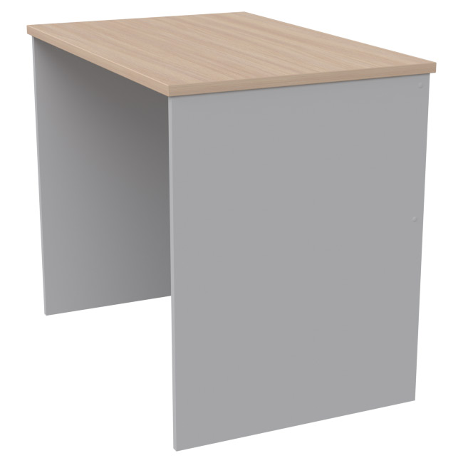 Офисный стол СТ-41 цвет Серый+Дуб 90/60/76 см