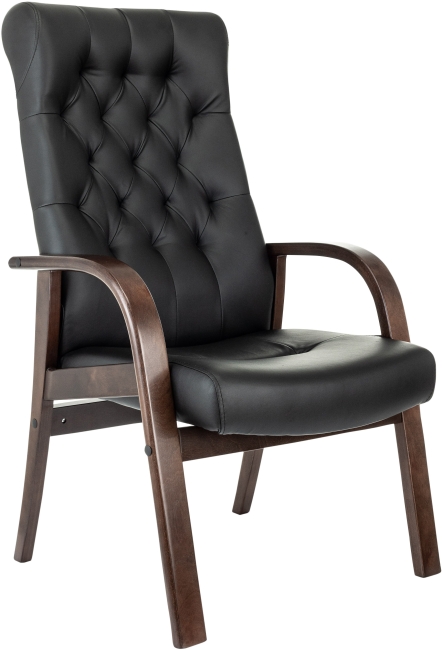 Кресло Бюрократ T-9928WALNUT-CF/B