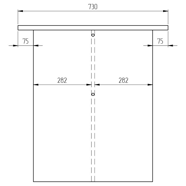 Переговорный стол СТСЦ-10 цвет Белый+Черный 160/73/76 см
