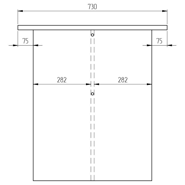 Переговорный стол СТСЦ-10 цвет Белый+Черный 160/73/76 см