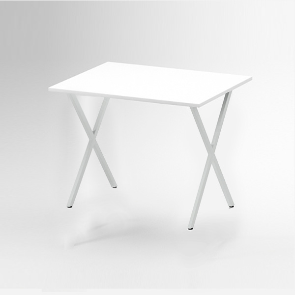 Стол на металлокаркасе СМХ-8 цвет Белый 90/73/76,7 см