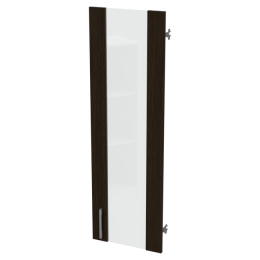 Дверь в рамке ДВ-62+С-17МВ Венге стекло матовое 36,5/1,6/113,1