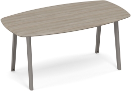 Стол для переговоров овальный Вяз либерти METAL ТМ М1 146 ВЛ 180/100/75,6