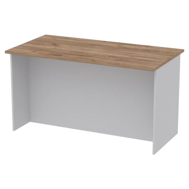 Переговорный стол СТСЦ-48 цвет Серый+Дуб Крафт 140/73/76 см