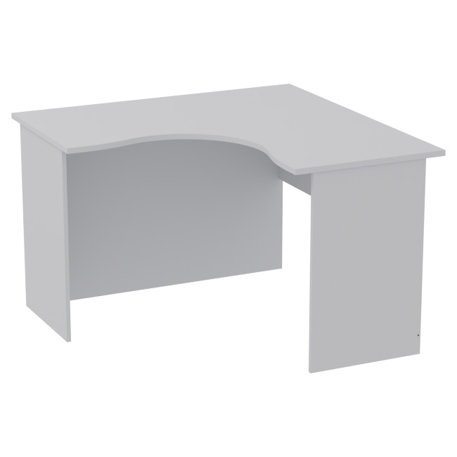Офисный стол угловой СТУ-11 цвет Серый 120/120/76 см