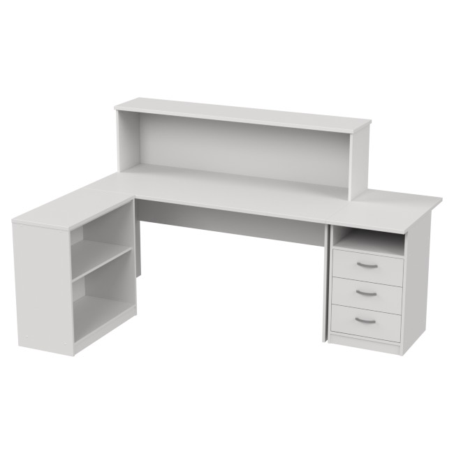 Комплект офисной мебели КП-12 цвет Белый