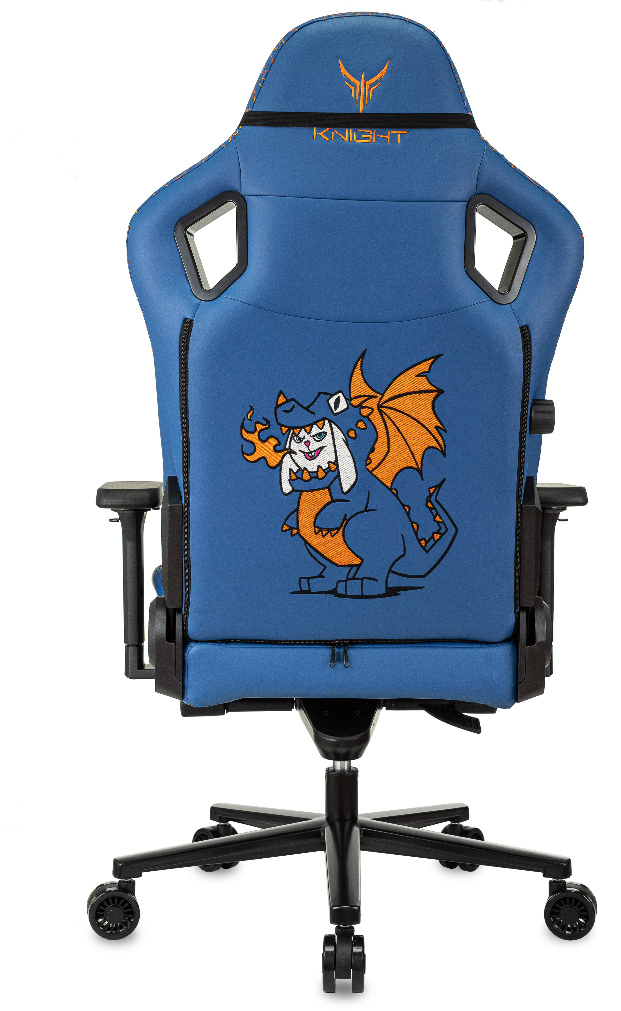 Кресло игровое Knight Craft Dragon синий