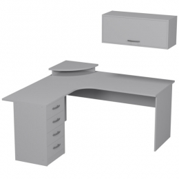 Комплект офисной мебели КП-17 цвет Серый