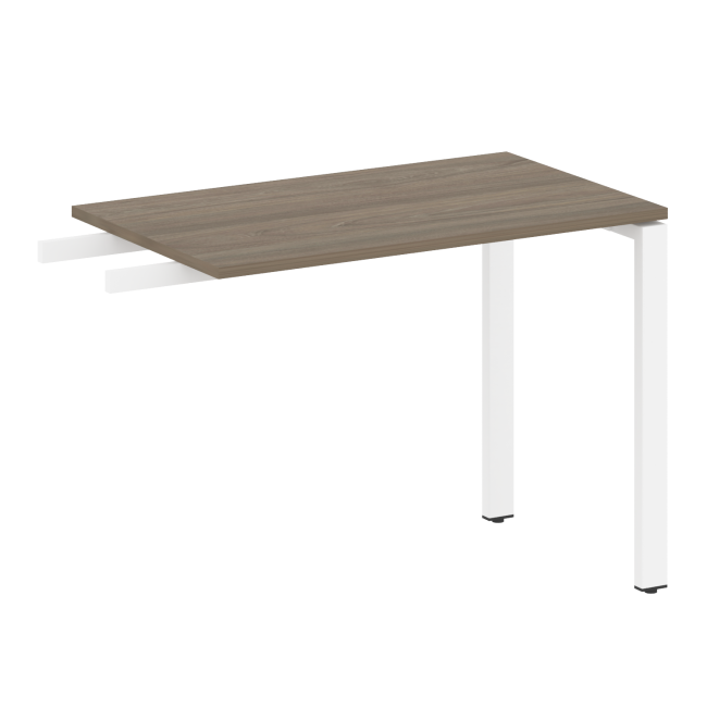 Приставной элемент на П-образном м/к 100 METAL SYSTEM БП.ПР-3 Вяз Белый