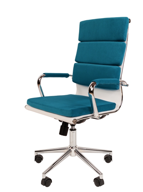 Офисное кресло для руководителя CHAIRMAN 750 home бирюзовый