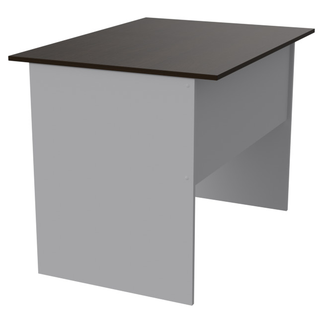Офисный стол СТ-2 цвет Серый+Венге 100/73/75,4 см