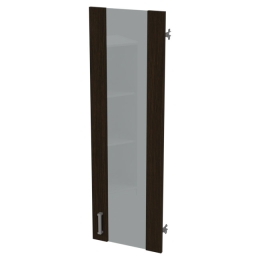 Дверь в рамке ДВ-62+С-19 Венге стекло графит 36,5/1,6/113,1
