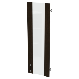 Дверь в рамке ДВ-62+С-28МВ Венге стекло матовое 36,5/1,6/113,1