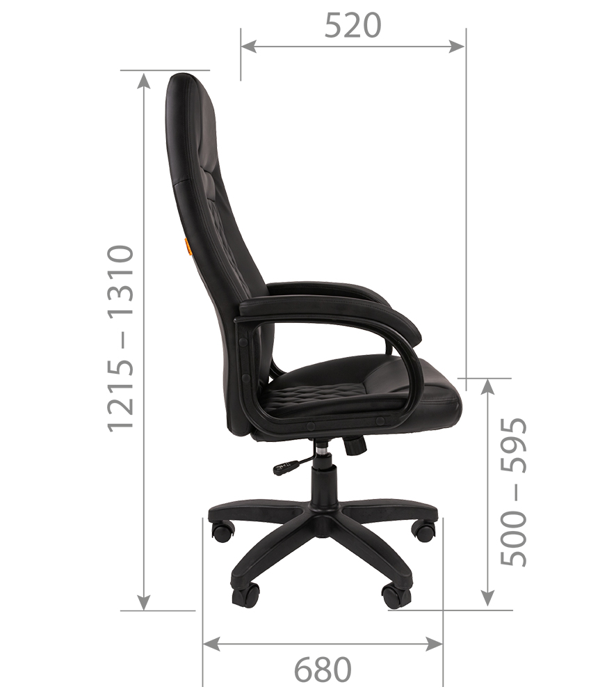 Кресло для руководителя CHAIRMAN 950 LT коричневое