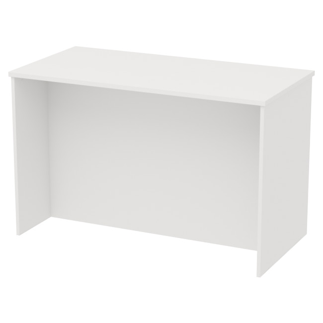 Переговорный стол белого цвета СТСЦ-47 120/60/76 см