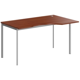 Заказать в Москве Стол офисный IMAGO-S СА-2S(R) Серебро Орех Французский Стол офисный IMAGO-S СА-2S(R) Серебро Орех Французский