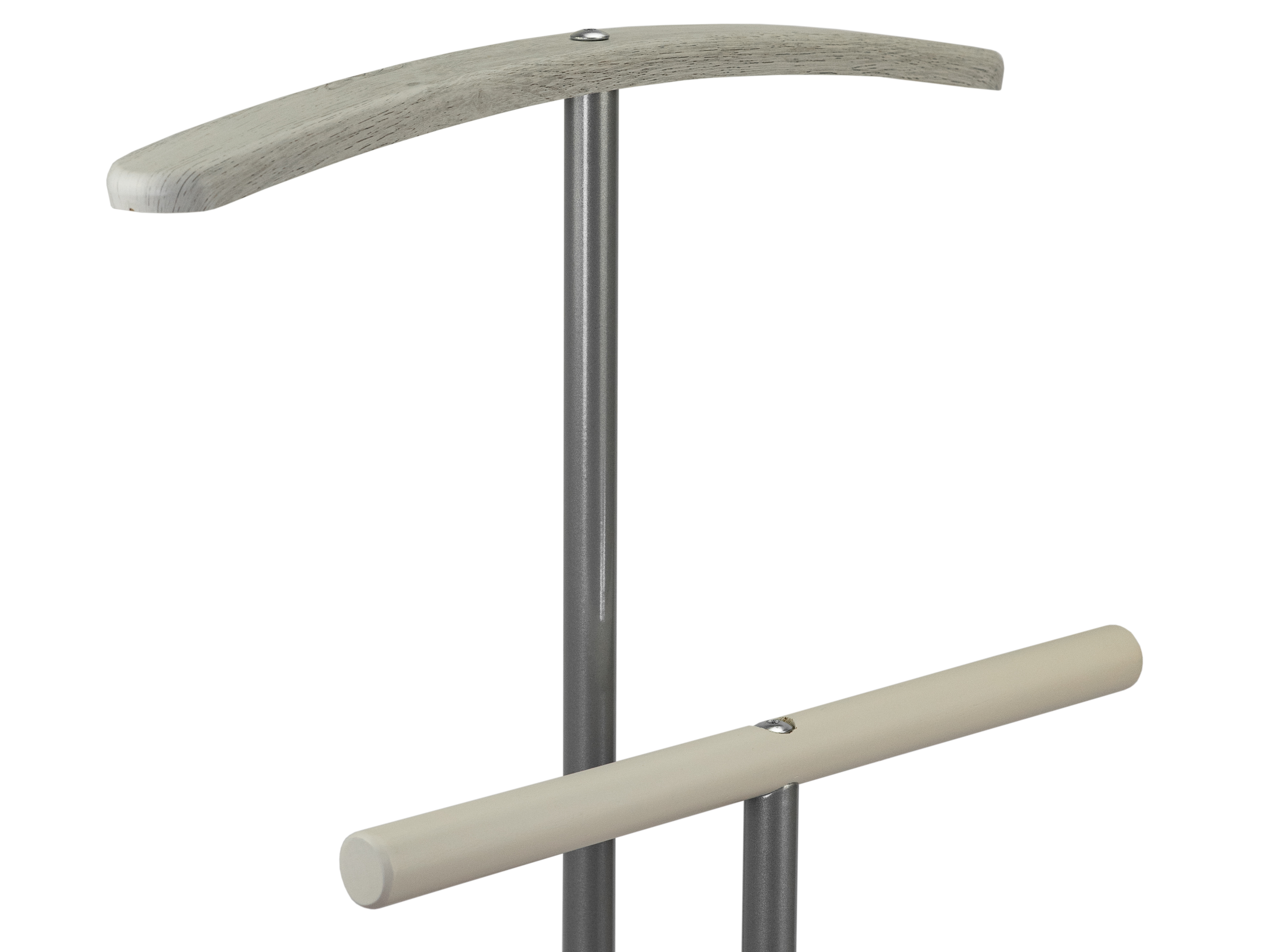 Вешалка костюмная Дэви 2 металлик/дуб дымчатый