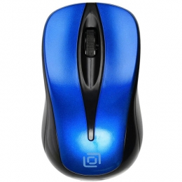 Мышь Oklick 675MW USB черный/синий