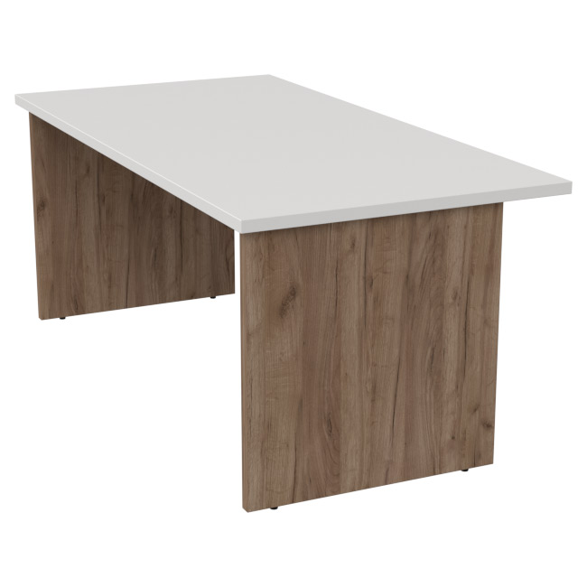 Стол руководителя РП-18 цвет Дуб Крафт+Белый 180/90/76 см