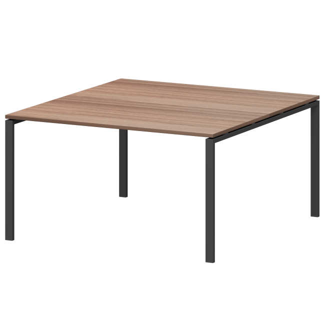 Стол переговорный АМП-005.123 Темный шимо/Антрацит 180/123,6/76 см