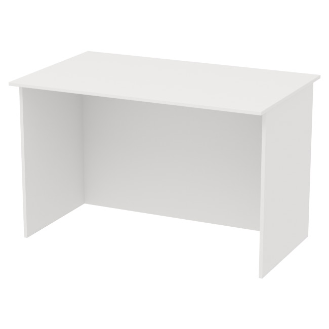 Офисный стол белого цвета СТЦ-4 120/73/75,4 см