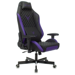Кресло игровое Knight Explore черный фиолетовый