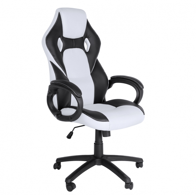 Компьютерное кресло MF-372 black white