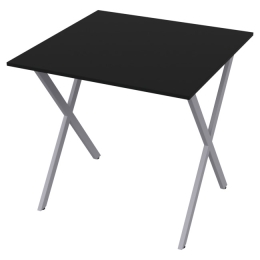 Стол на металлокаркасе СМХ-16 цвет Черный 80/80/76